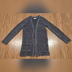 NWOT Pink Rose Gray Cardigan